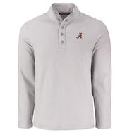 Alabama Cutter & Buck Hunts Point Textured Fleece Snap Pullover